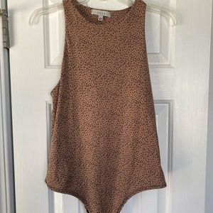 Cheetah print body suit